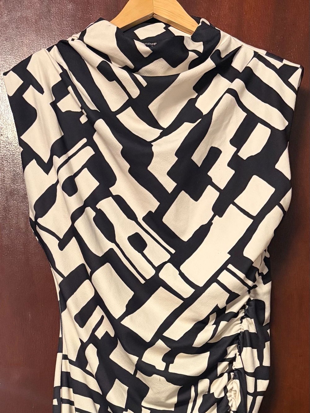 Adrienne Landau Onyx Black & White Dress